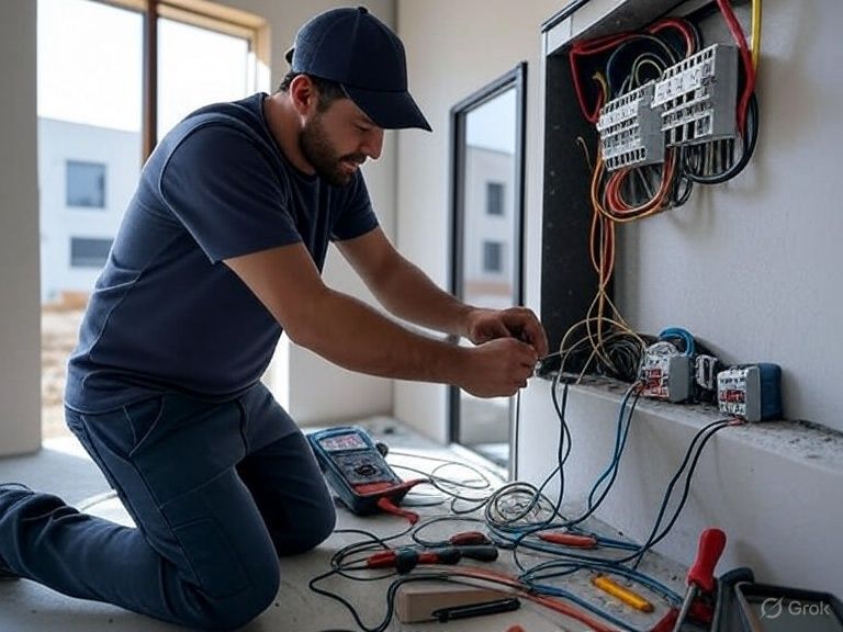 خدمات حرفه‌ای برق‌کشی ساختمان